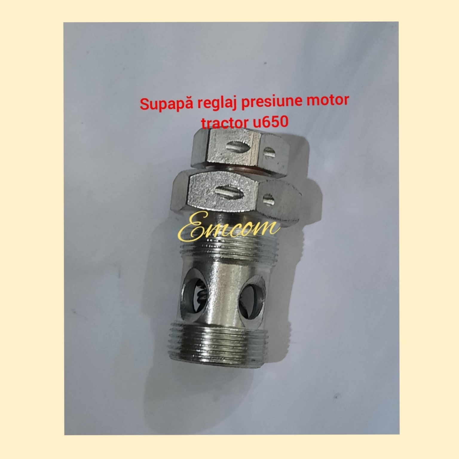 section Treason Unsatisfactory Supapa presiune bloc motor U650 - Produse | Piese auto EmCom
